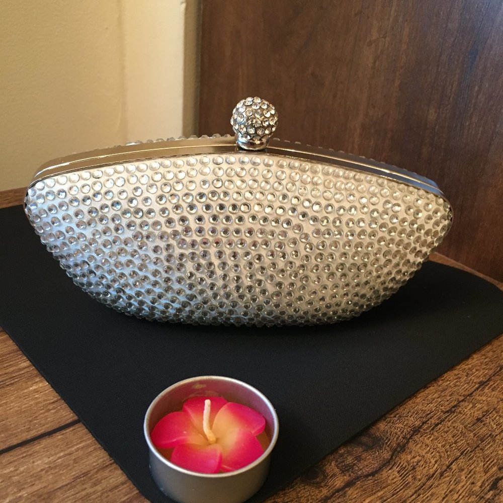 Accessorize (UK) Rhinestone Clutch Bag